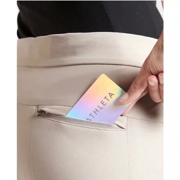 Athleta Wander Stash Skinny Pants. Beige Tan. Women’s 8 Tall and a 29” inseam. - Picture 4 of 9